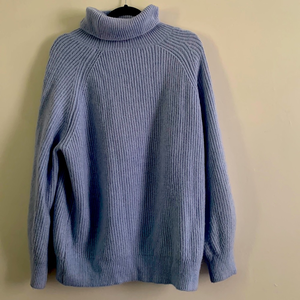 turtleneck sweater, very soft and warm